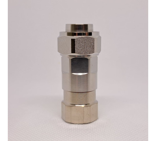 GS-43M-12L Разъем 4.3/10-вилка кабельный для фидерного гофрированного кабеля 1/2