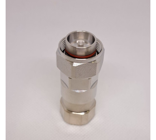 GS-43M-12L Разъем 4.3/10-вилка кабельный для фидерного гофрированного кабеля 1/2