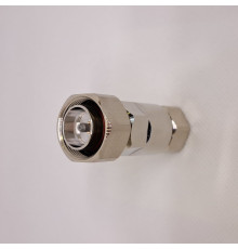 GS-43M-12SF Разъем 4.3/10-вилка кабельный для джамперного гофрированного кабеля 1/2