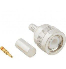 Разъем 031-4452 Amphenol, TNС male, вилка прямая обжимная под кабель RG-142, RG-400