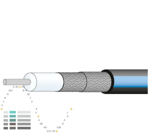 Коаксиальный кабель ENVIROFLEX_400 Huber+Suhner, Двойной экран, безгалогенная замена RG, 50_Ом Коаксиальный кабель ENVIROFLEX_400 Huber+Suhner, Двойной экран, безгалогенная замена RG, 50_Ом