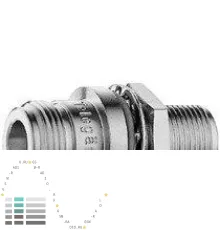 Адаптер J01024A0006 Telegartner N типа female-female IP 68 панельный резьбовый
