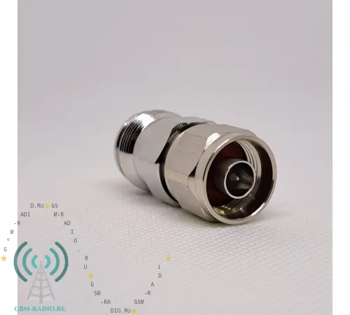 GS-NM-43F Переход N-вилка 4.3-10-розетка прямой