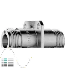 Адаптер J01024A0005 Telegartner N типа female-female IP 68 панельный фланцевый