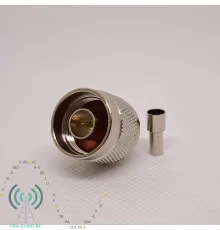 GS-NM-RG316-C Разъем N-вилка кабельный для радиочастотного оплеточного кабеля RG-174, RG-316