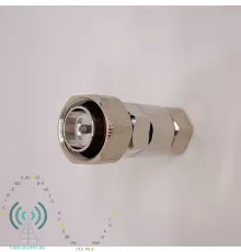 GS-43M-12SF Разъем 4.3/10-вилка кабельный для джамперного гофрированного кабеля 1/2