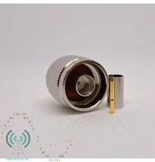 GS-NM-LMR195-C Разъем N-вилка кабельный для радиочастотного оплеточного кабеля RG-58, LMR-195