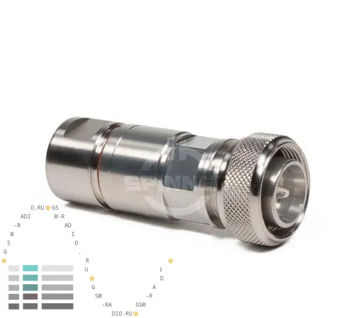 Разъем BN 431110 Spinner,| 4.3-10 male для кабеля 1/2'' серии MultiFit, Крепление гаечное (hand screw) Разъем BN 431110 Spinner,| 4.3-10 male для кабеля 1/2'' серии MultiFit, Крепление гаечное (hand screw)