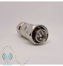 GS-43M-12L Разъем 4.3/10-вилка кабельный для фидерного гофрированного кабеля 1/2