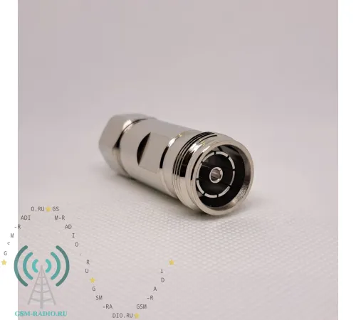 GS-43F-12SF Разъем 4.3/10-розетка кабельный для джамперного гофрированного кабеля 1/2