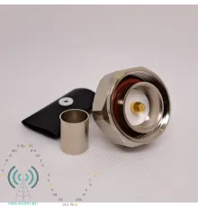 GS-DM-LMR400-C Разъем 7/16-вилка кабельный для радиочастотного оплеточного кабеля LMR-400