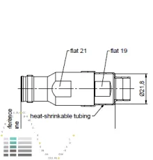 Разъем BN 431089 Spinner,| 4.3-10 female для коаксиального кабеля 1/2'' серии CAF